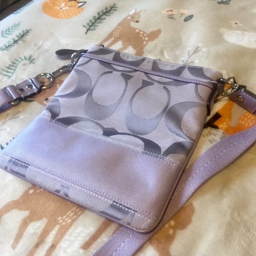 COACH Pastel Purple Cross-body Bag